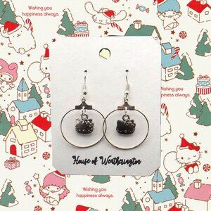 Hand Crafted Sanrio Hello Kitty Earrings